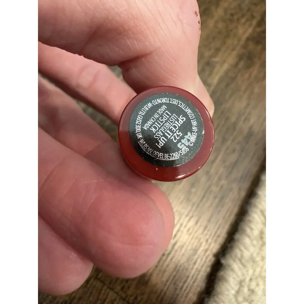 Mac Spice It Up Lustreglass Lipstick Mini Size New